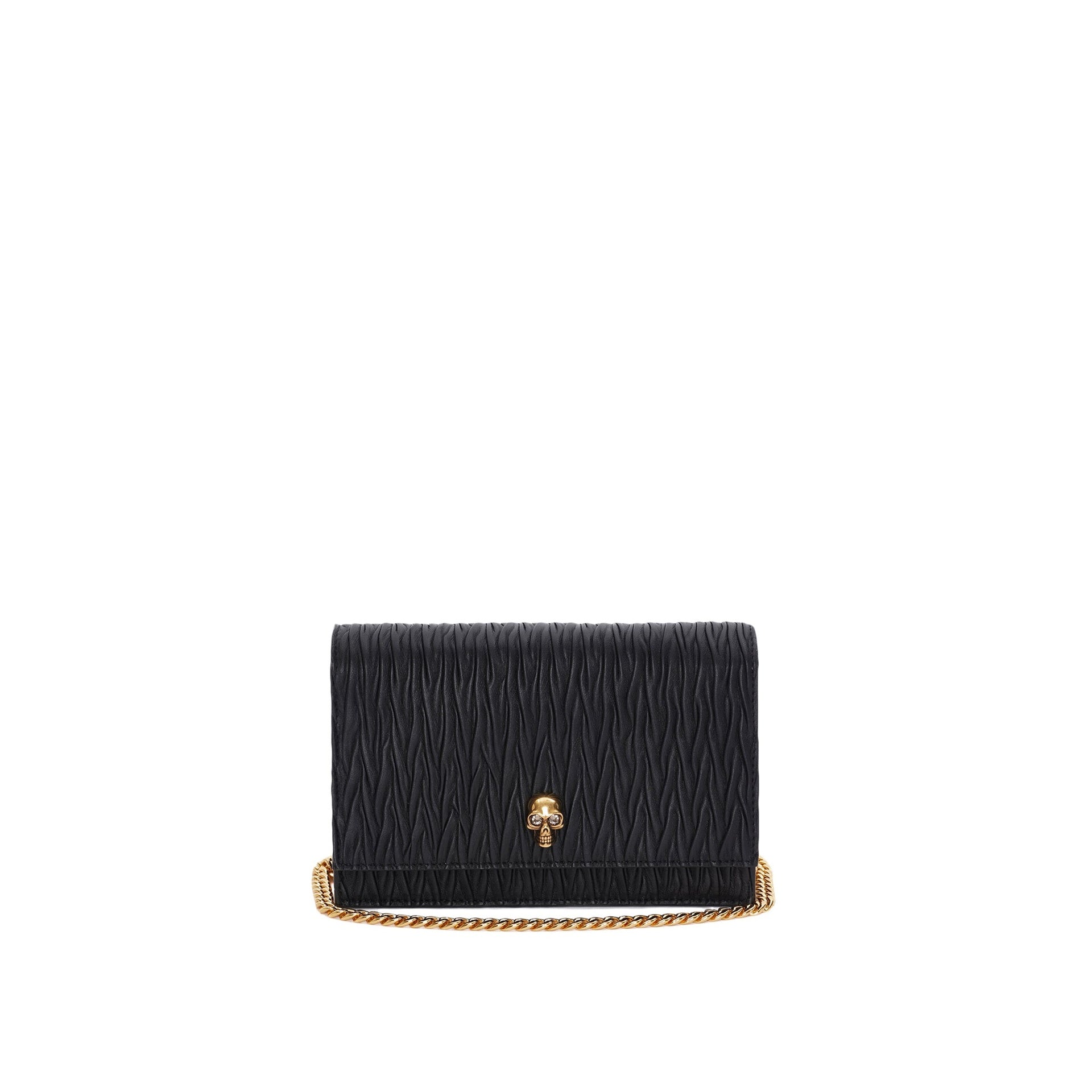 Alexander Mcqueen Borsa in pelle con teschio