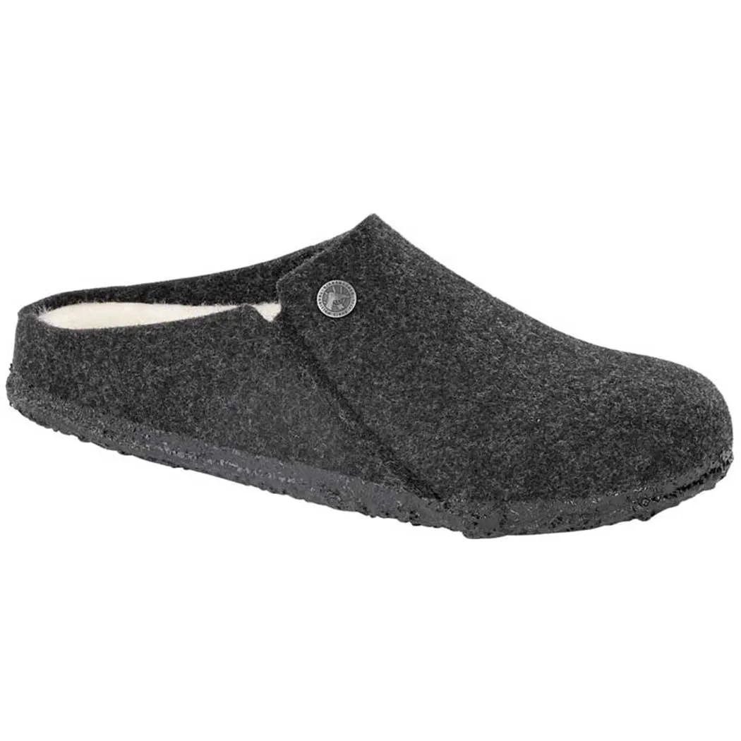 Birkenstock Zermatt Wool Felt Shearling Slipper Anthracite (Men's)