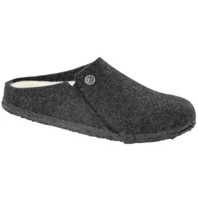 Birkenstock Zermatt Wool Felt Shearling Slipper Anthracite (Men's)