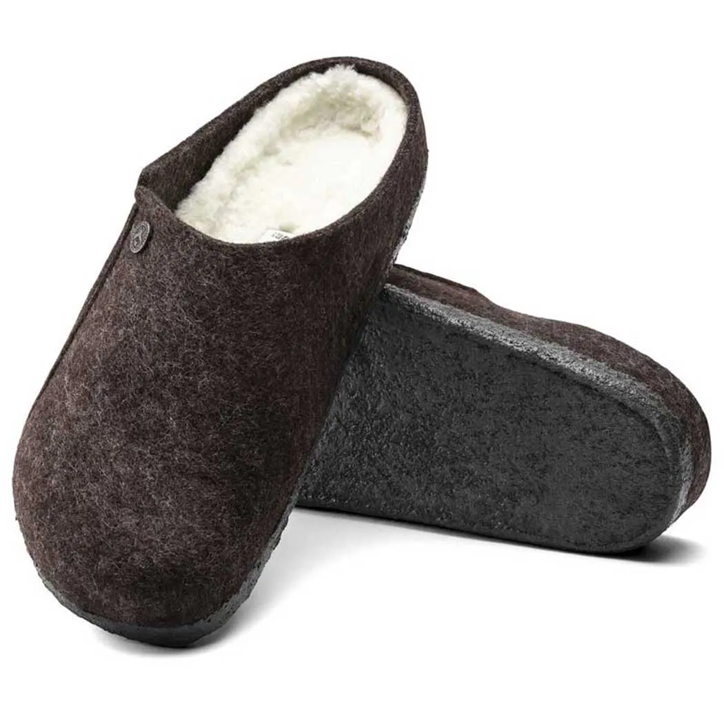 Birkenstock Zermatt Wool Felt Shearling Slipper Mocha (Women's)