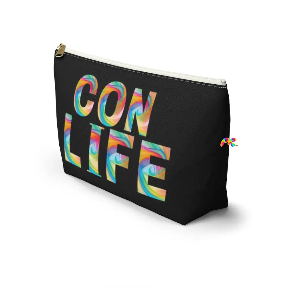 Black Con Life Makeup Bag