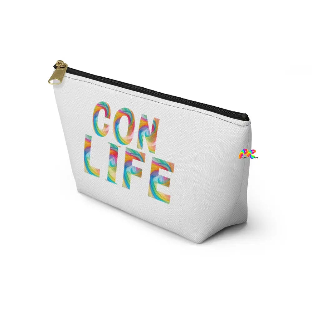 Black Con Life Makeup Bag