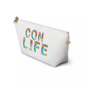 Black Con Life Makeup Bag