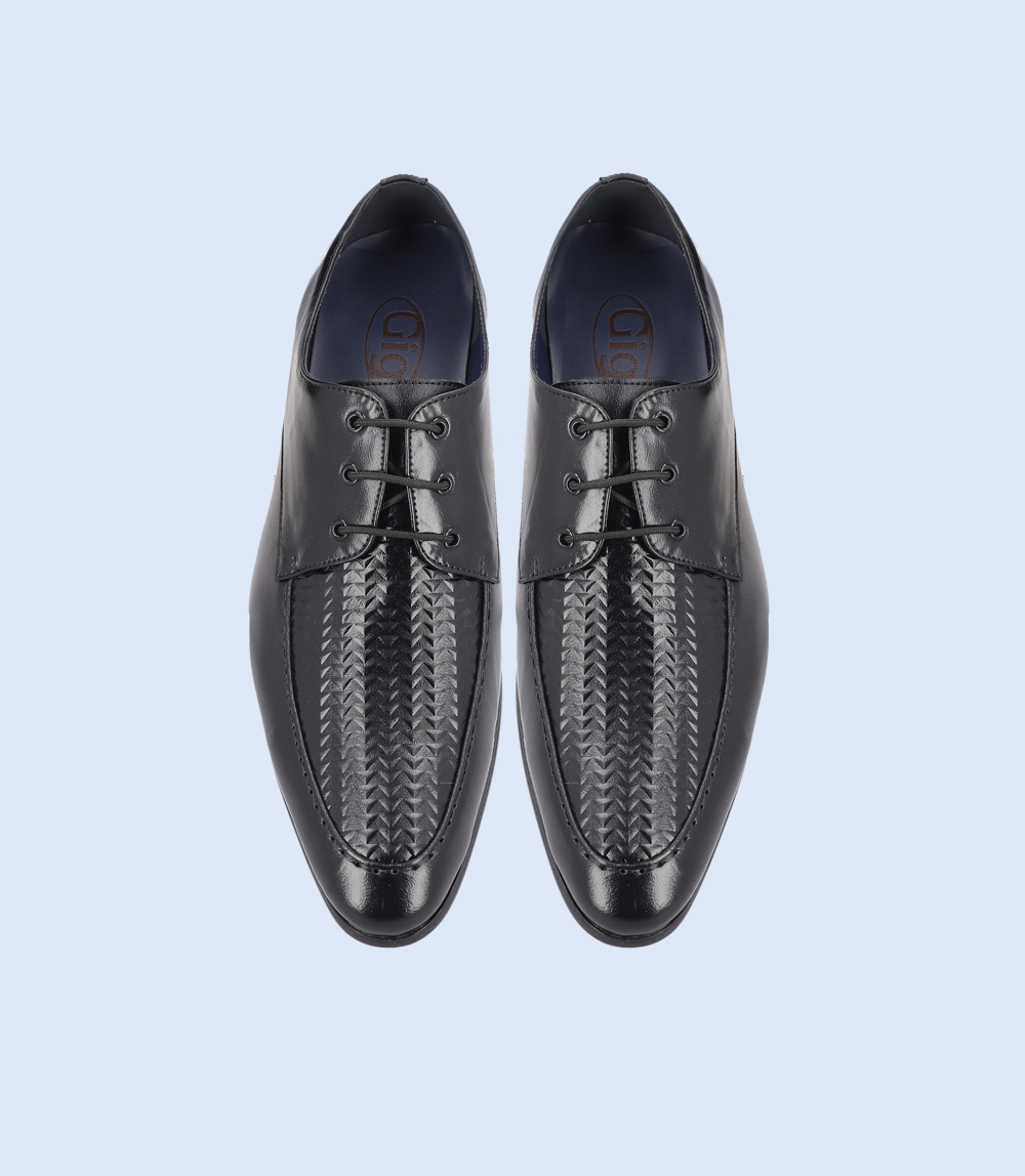 BM4163-BLACK-Men Formal Lace Up's