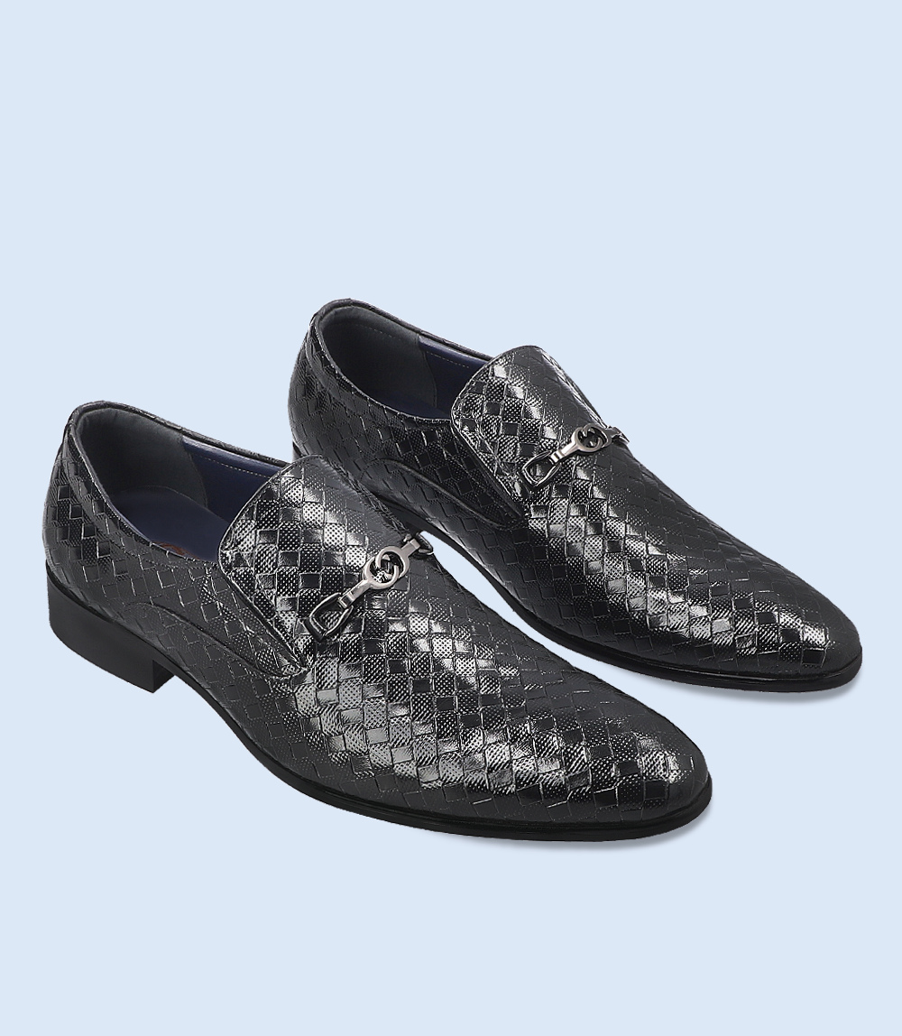 BM4164-BLACK-Men Formal Slip-on's