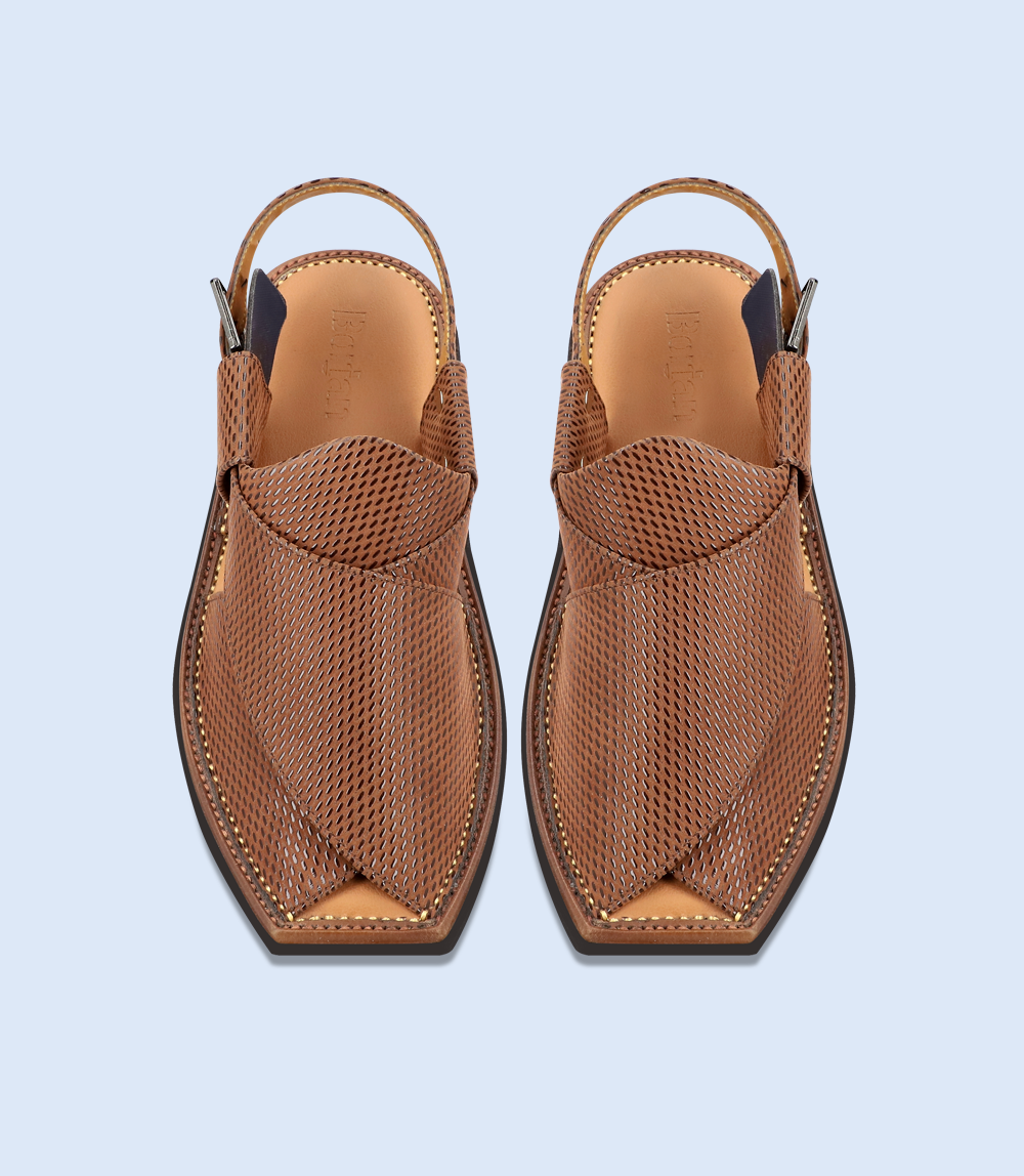 BM4558-BROWN-Men Peshawari's