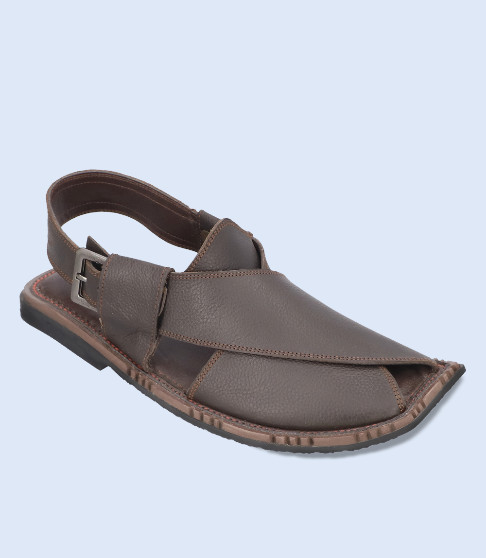 BM4612-BROWN-Men Peshawari's