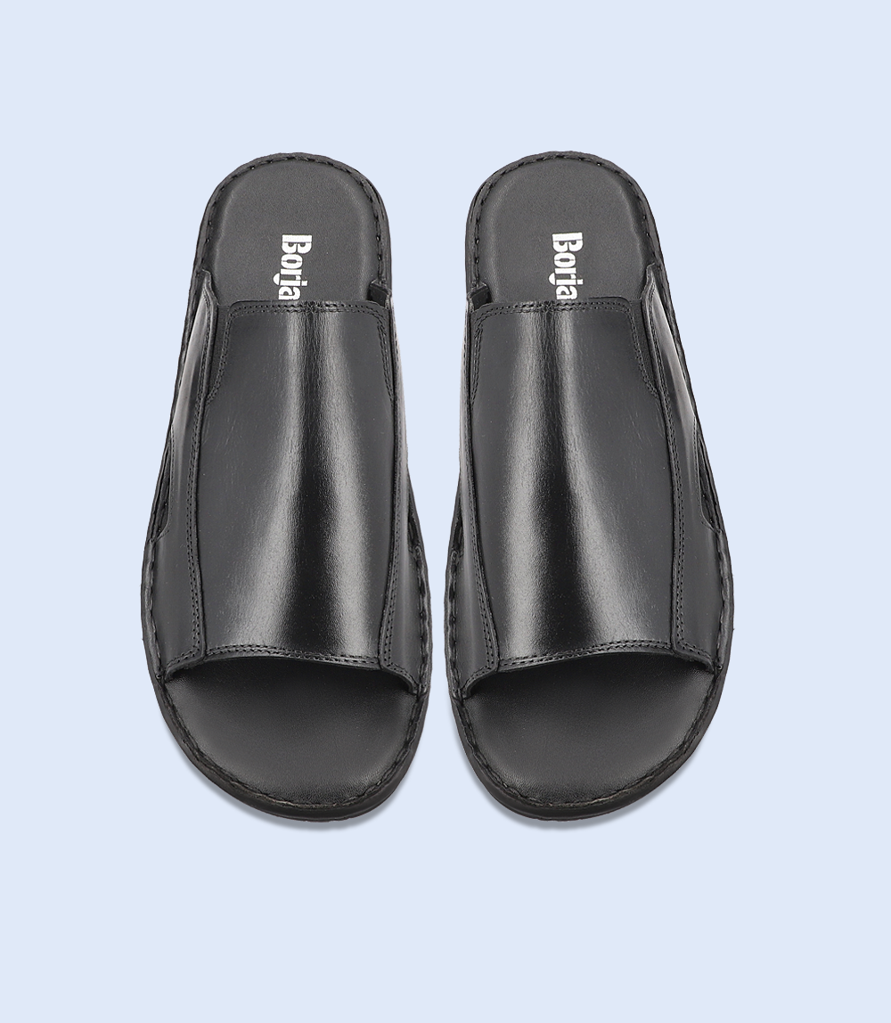 BM4633-BLACK-Men Slipper