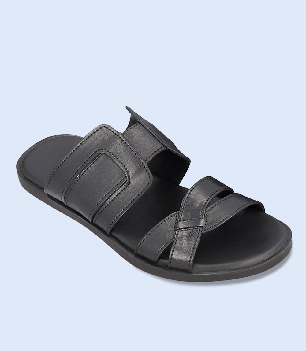 BM4775-BLACK-Men Slipper