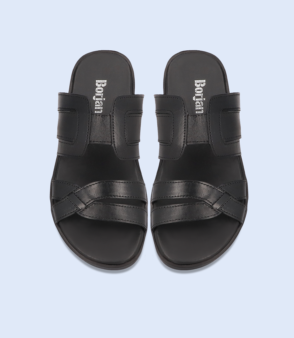 BM4775-BLACK-Men Slipper