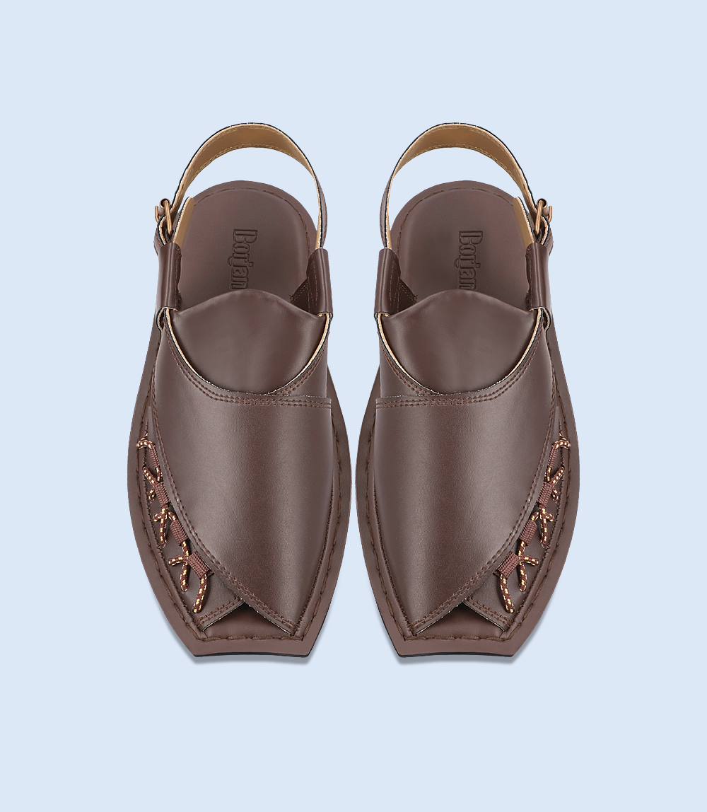 BM4943-BROWN-Men Peshawari's