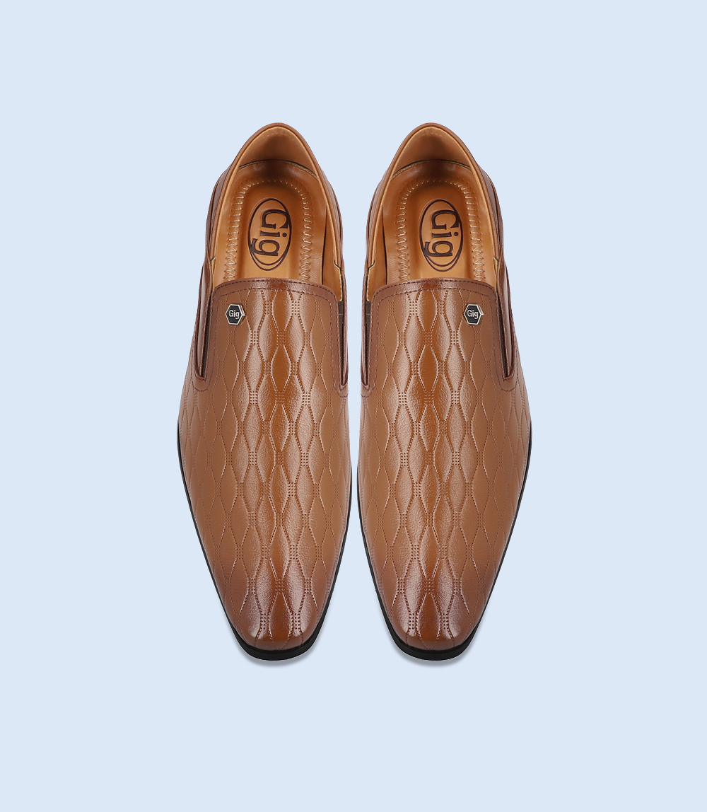 BM5056-KHAKI-Men Formal Slip-on's