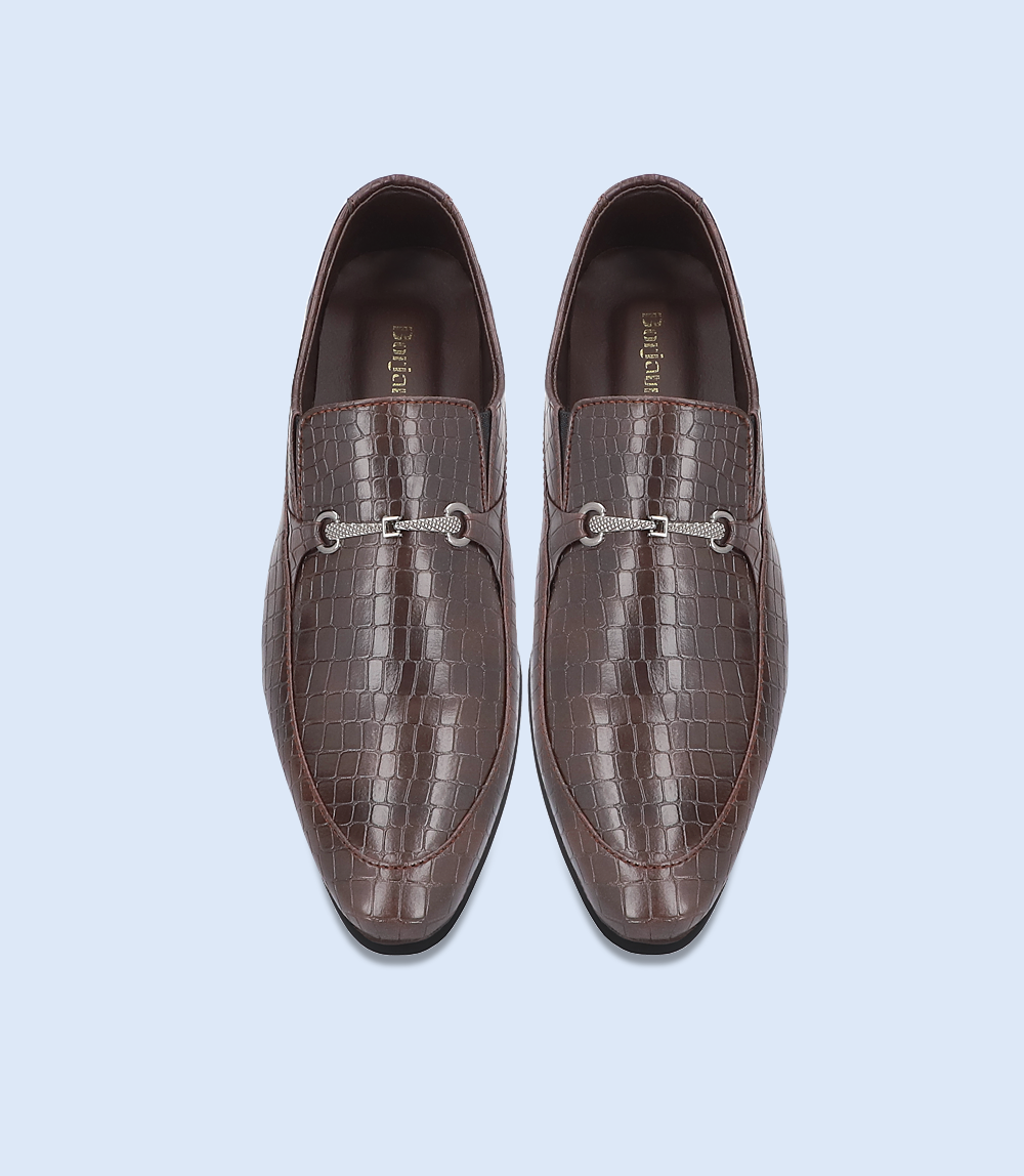 BM5120-DARKBROWN-Men Formal Slip-on's