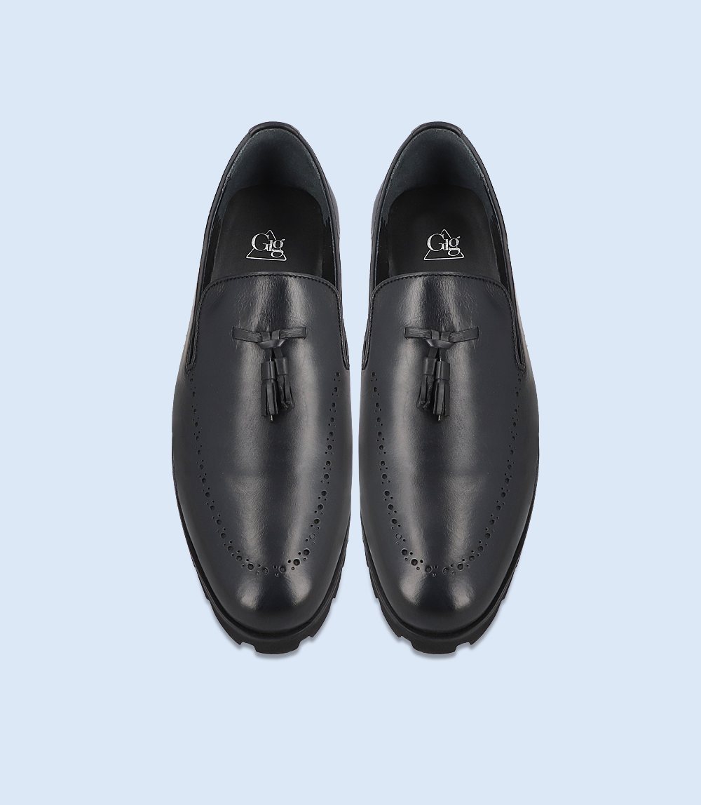 BM5159-BLACK-Men Formal Slip-on's