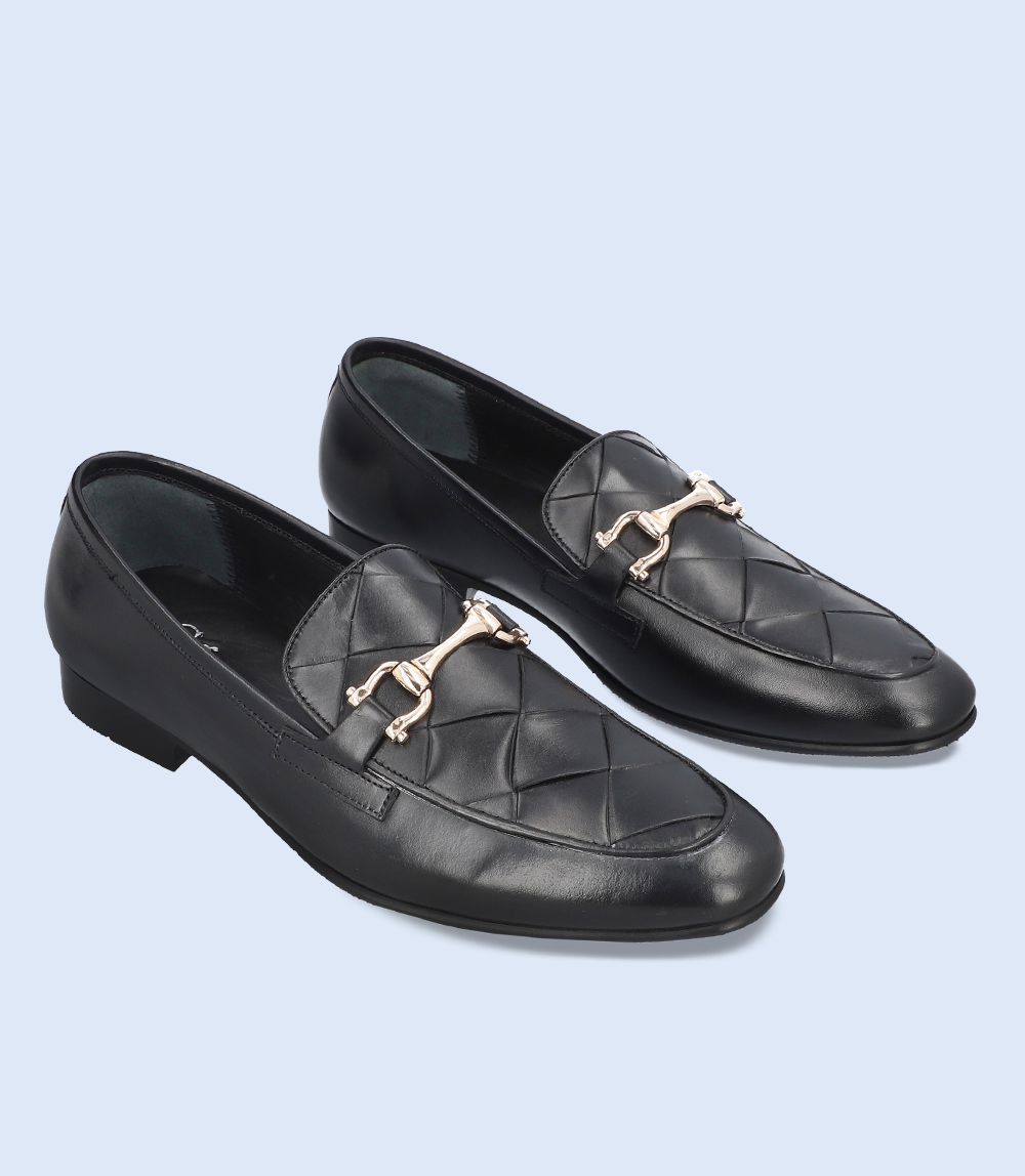 BM5186-BLACK-Men Formal Slip-on's