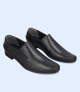 BM5192-BLACK-Men Formal Slip-on's