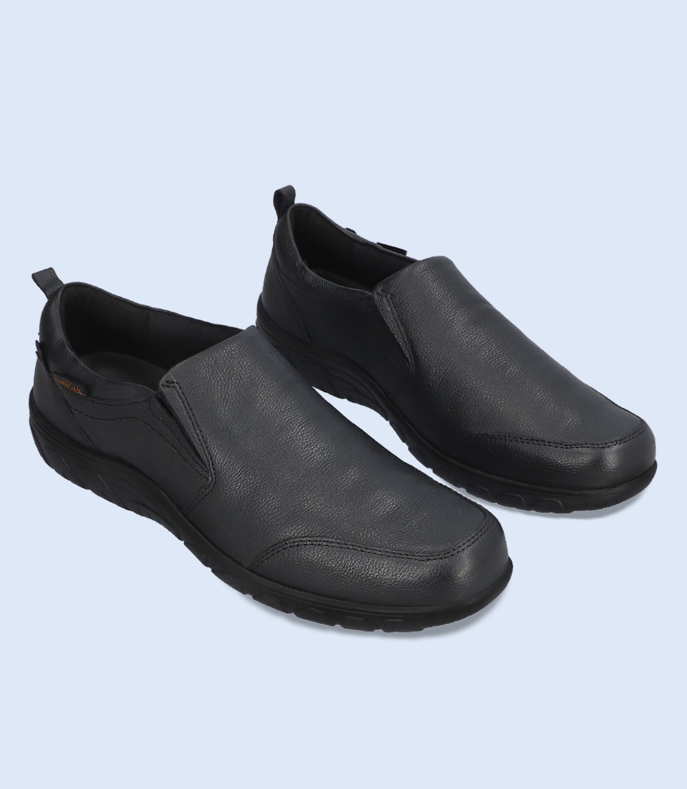 BM5199-BLACK-Men Comfort Life Style Shoes