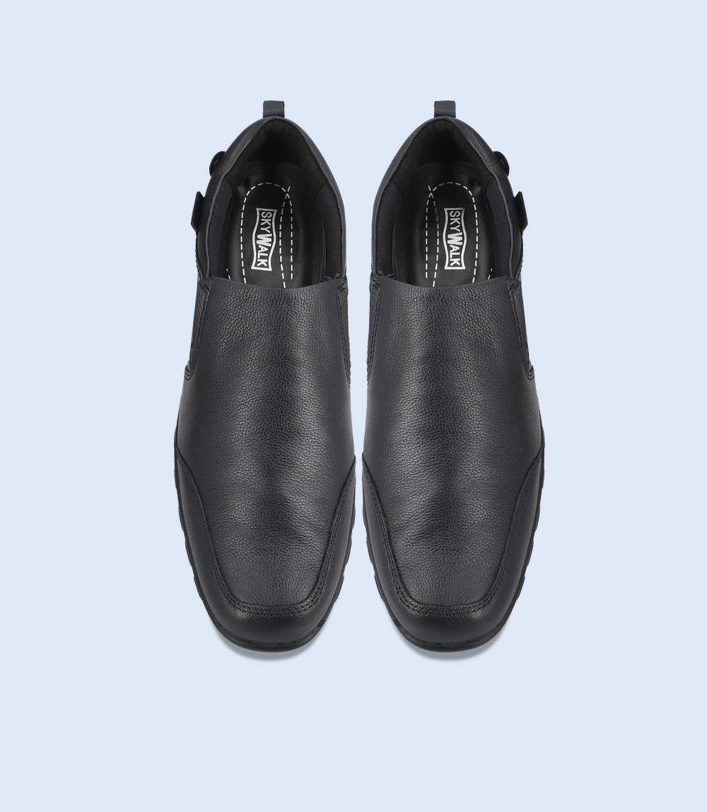 BM5199-BLACK-Men Comfort Life Style Shoes