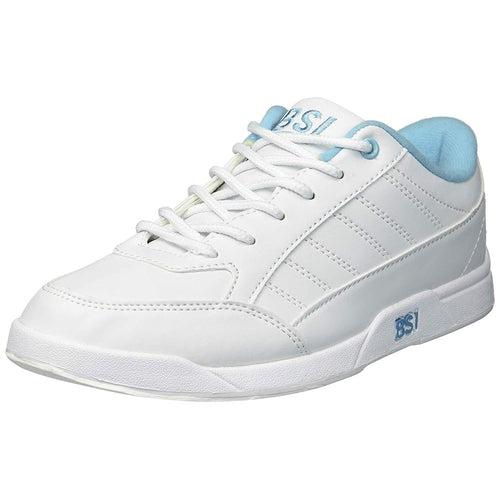 BSI Women's #422 Bowling Shoes White Blue