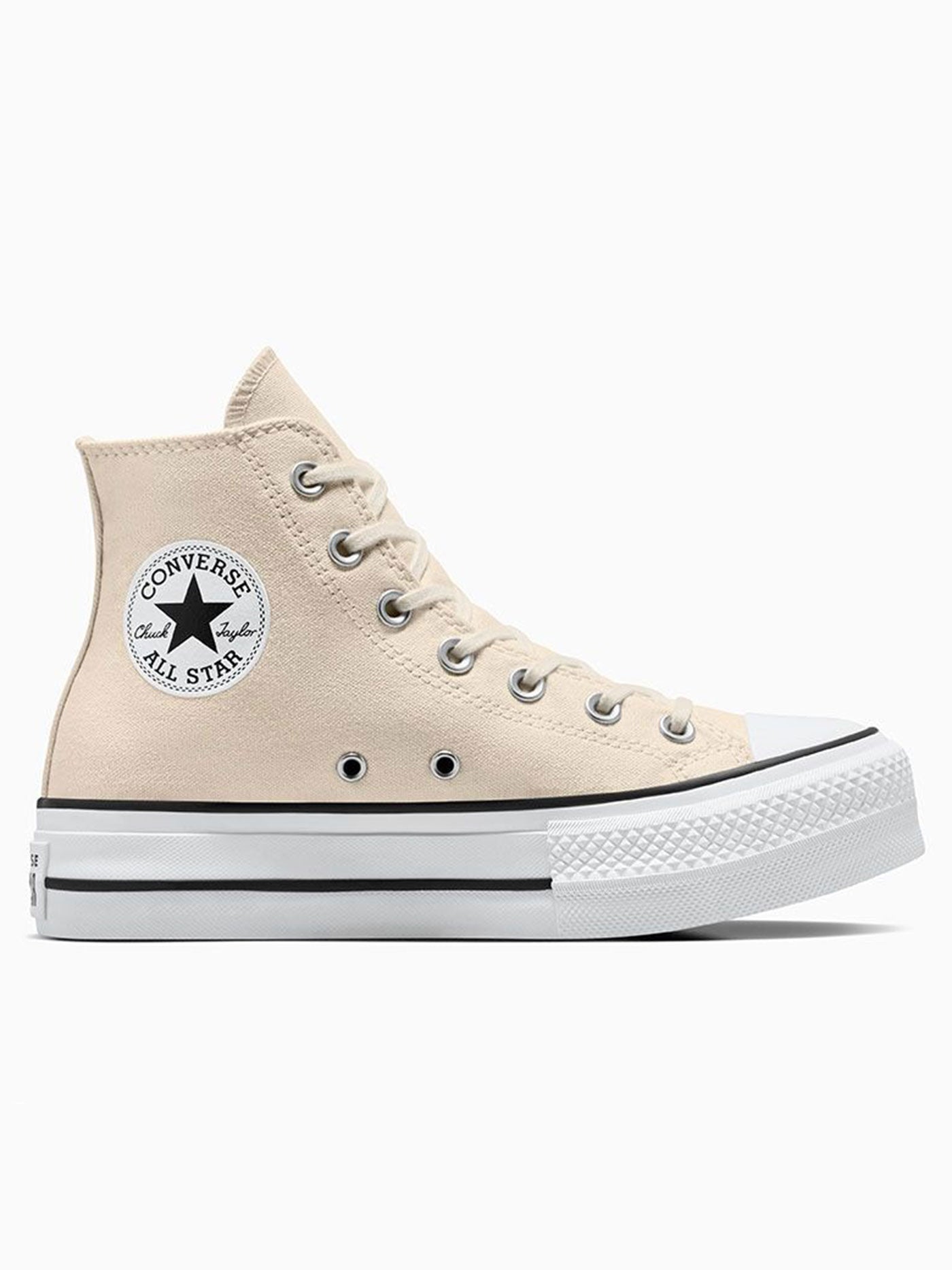 Chuck Taylor All Star Lift Platform Hi Natural Ivory/White/Black Shoes