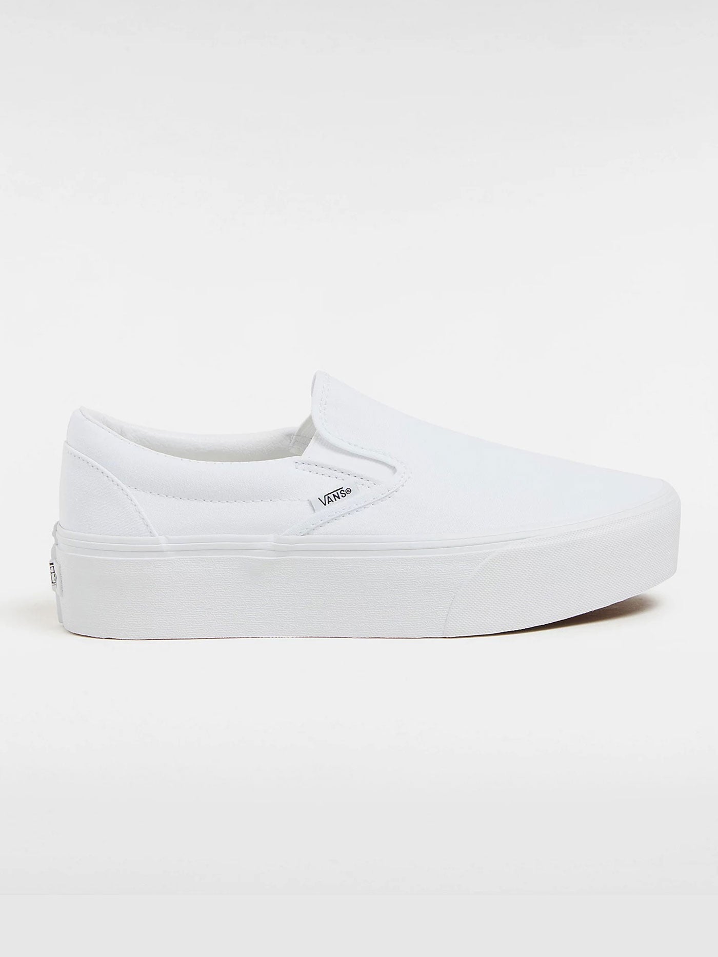 Classic Slip-on Stackform Canvas True White Shoes