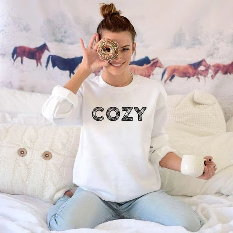 Cozy Sweatshirt || White