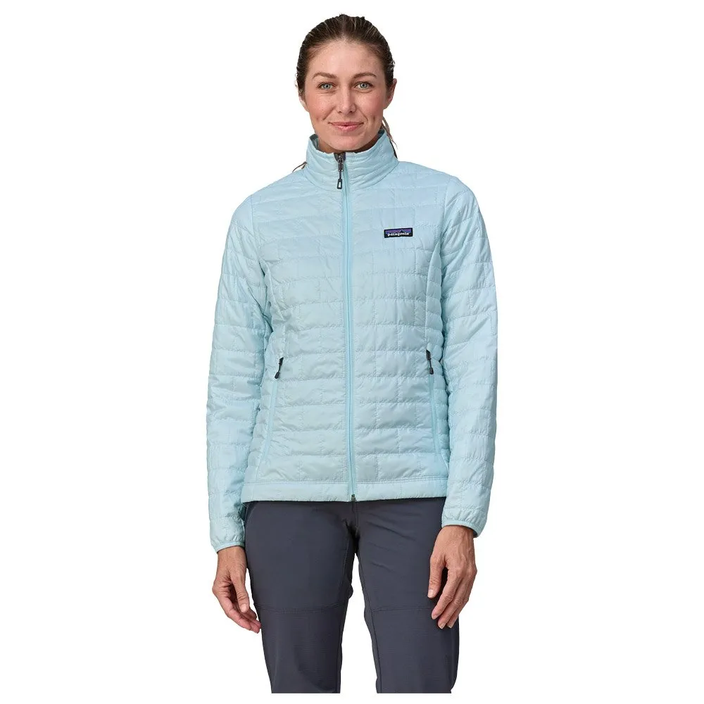 Down jackets Patagonia ---Nano Puff Jkt W's Chilled Blue