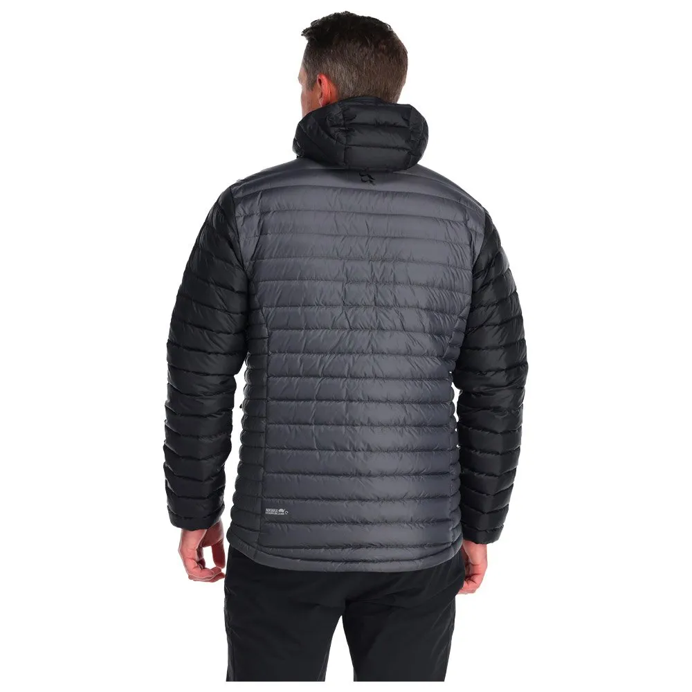 Down jackets RAB ---Microlight Alpine Jkt Black Graphene