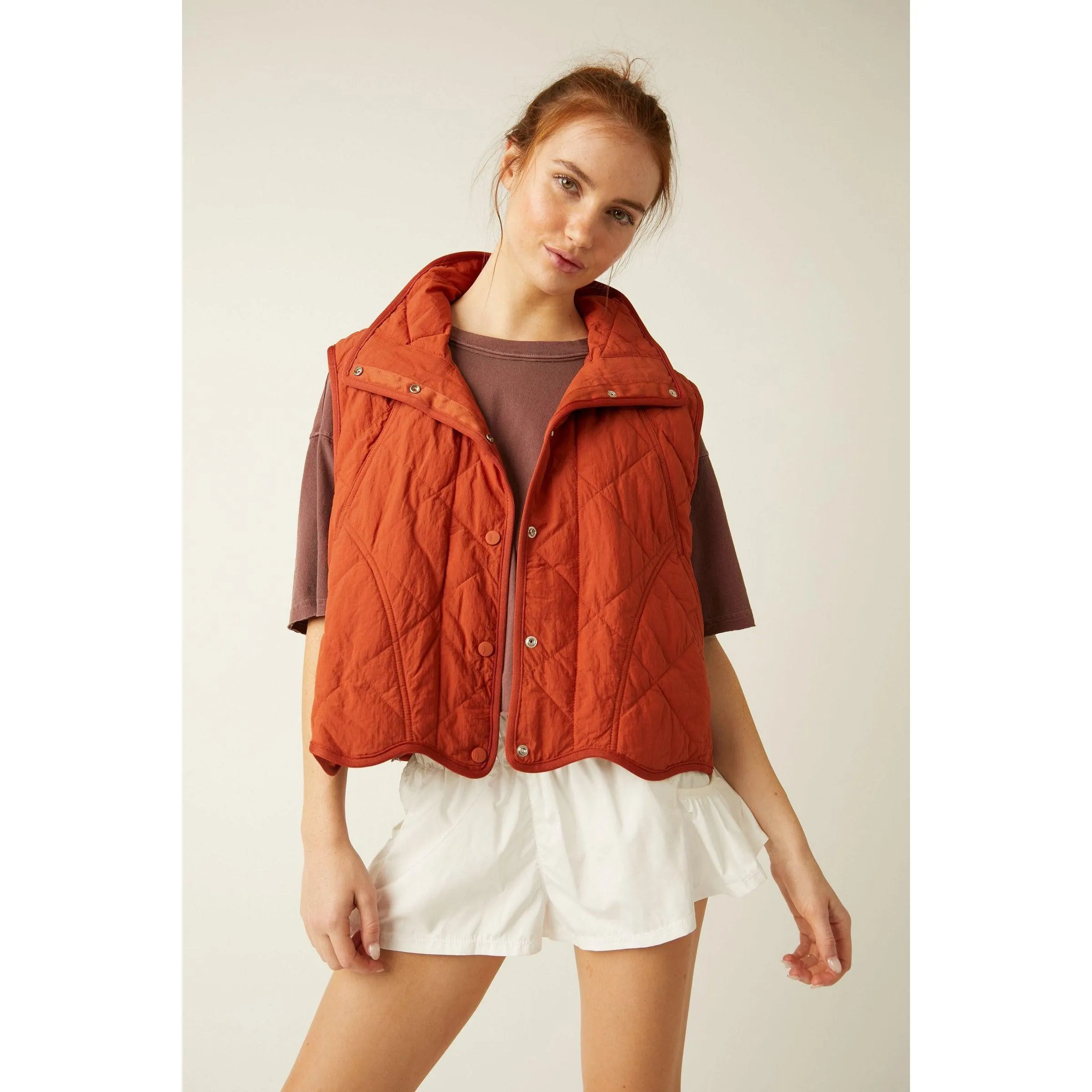 Free People Movement Women's Quinn Quilted Puffer Vest