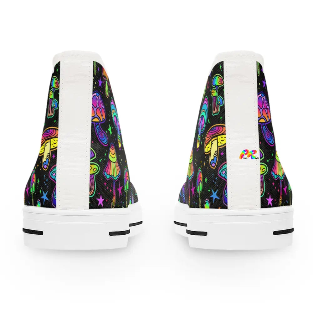 Fungi Dreamscape Rave Canvas High-Tops