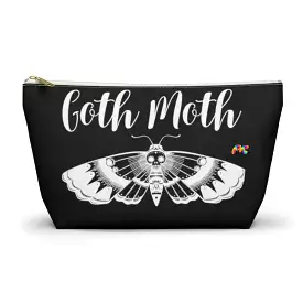 Goth Moth Make-Up Bag