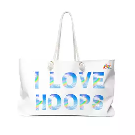 I LOVE HOOPS Weekender Bag