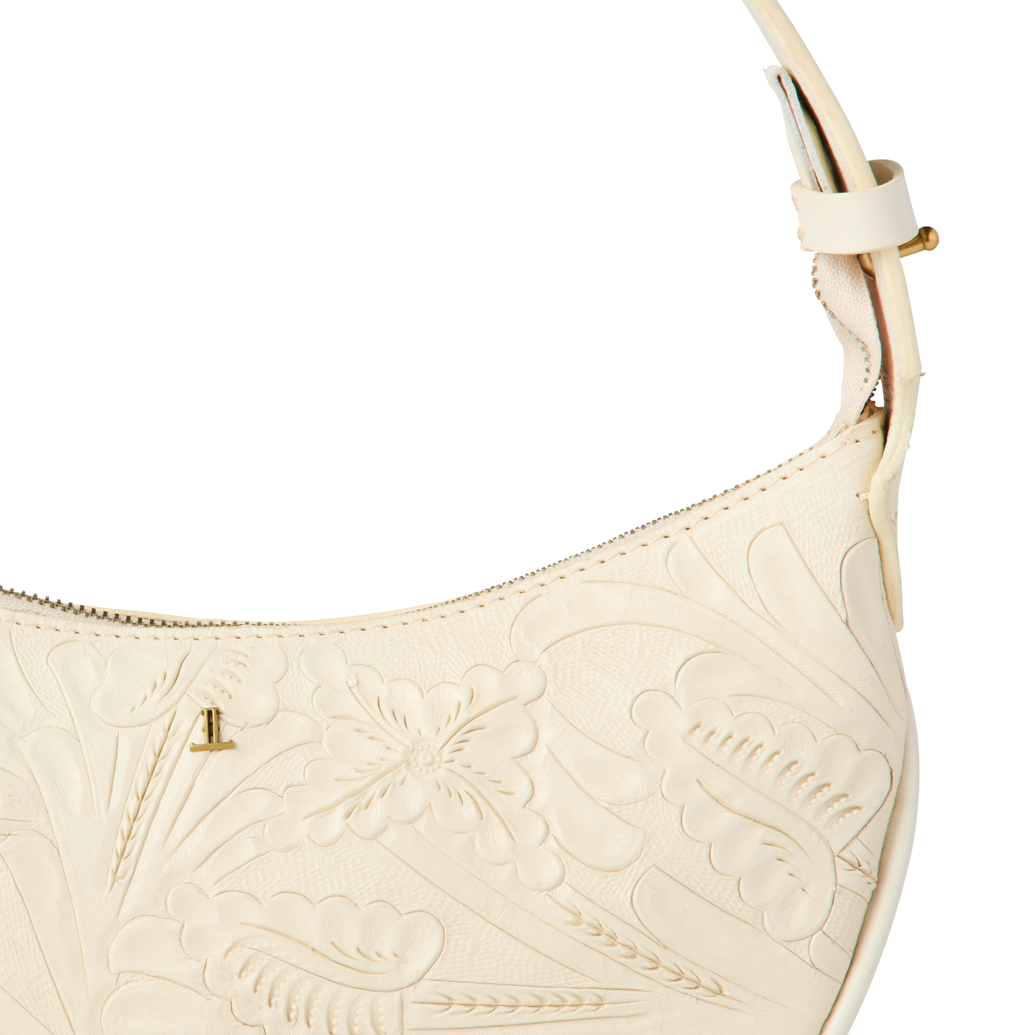 Intagliare Saddle Bag :: Glitz Cream