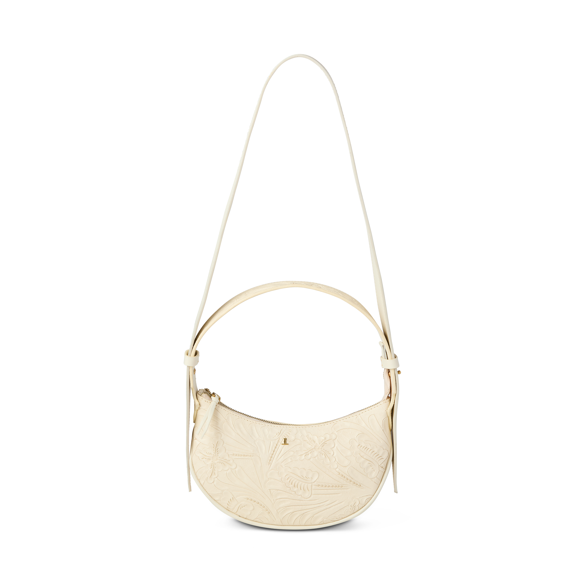 Intagliare Saddle Bag :: Glitz Cream