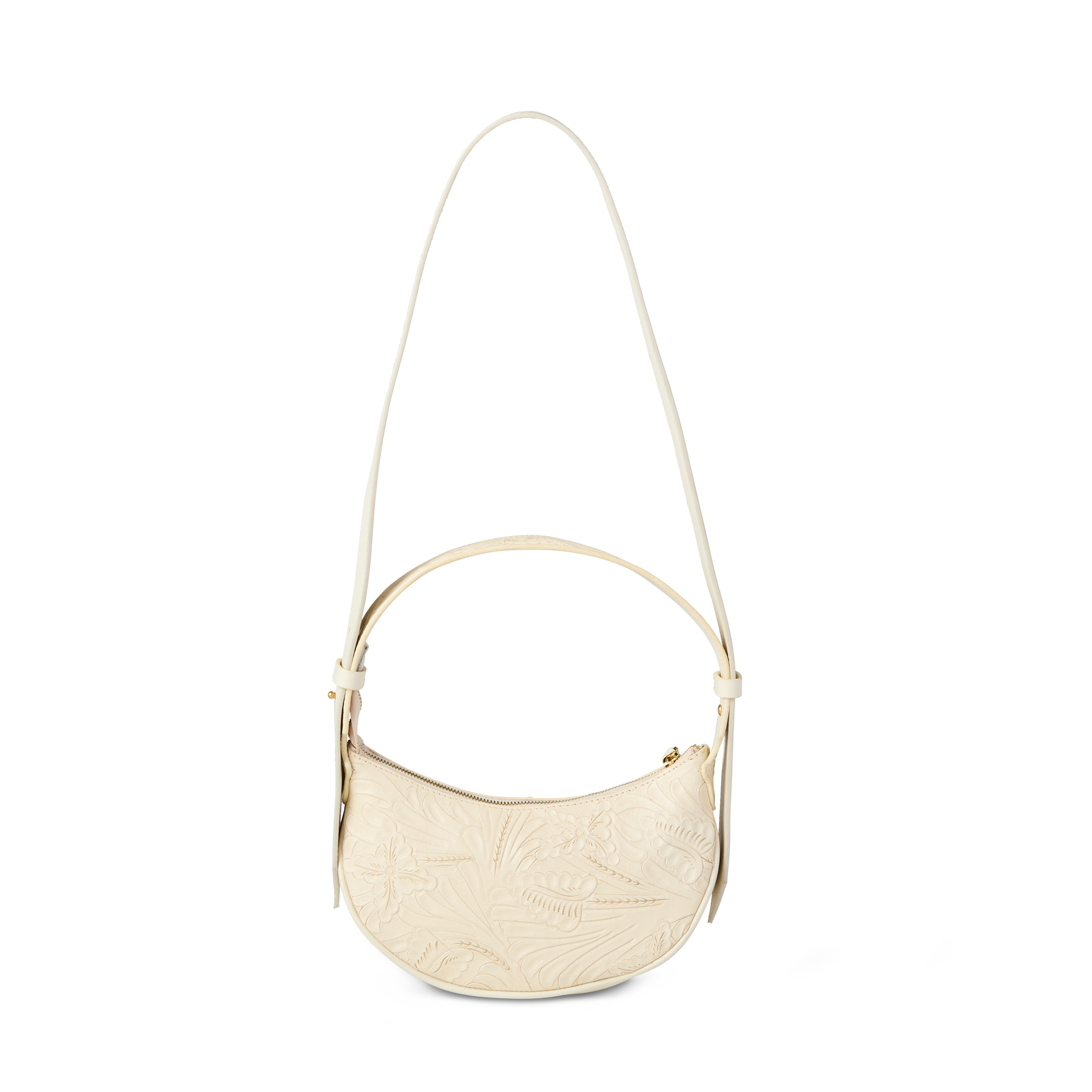 Intagliare Saddle Bag :: Glitz Cream