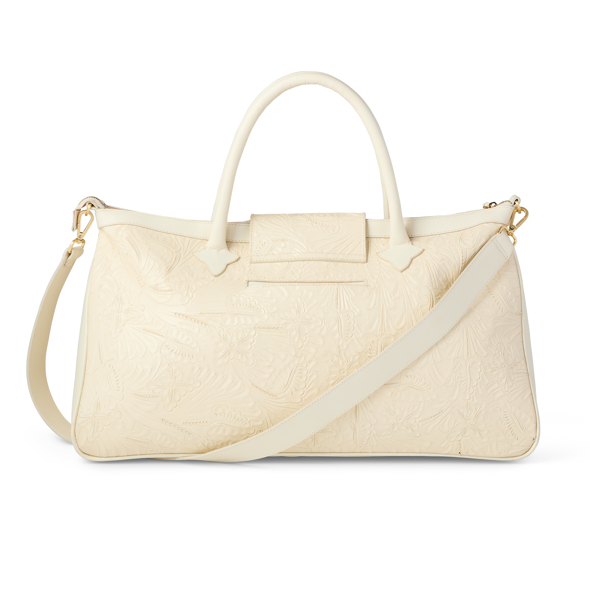 Intagliare Weekender Bag :: Glitz Cream