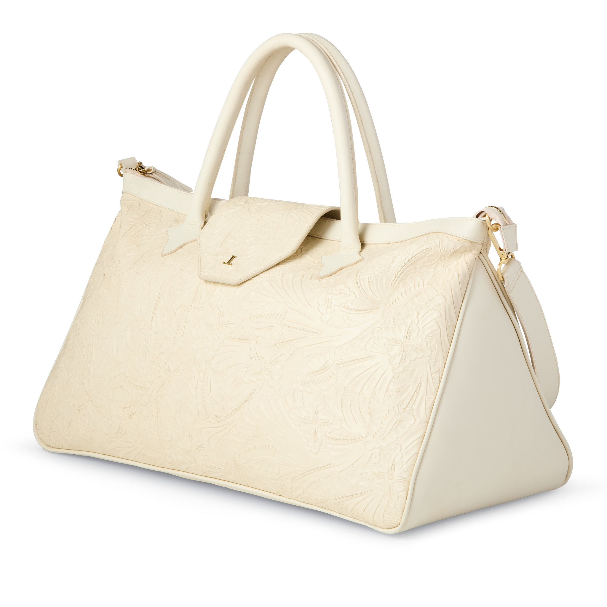 Intagliare Weekender Bag :: Glitz Cream