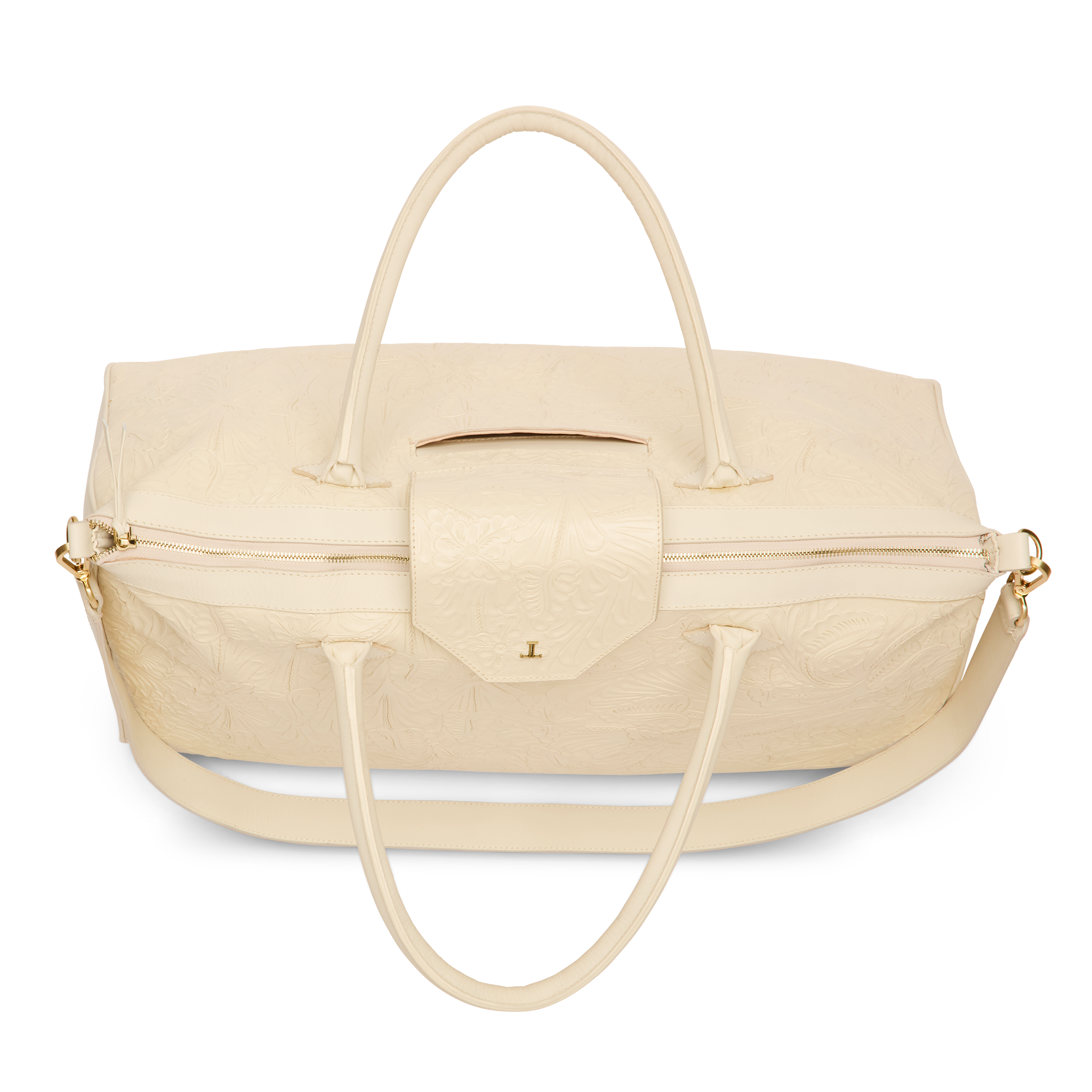 Intagliare Weekender Bag :: Glitz Cream