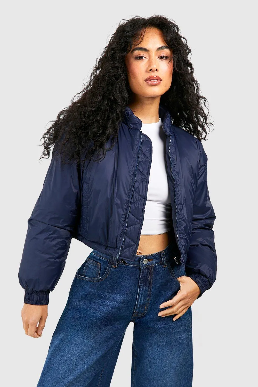 Jackets & Coats | Boxy Puffer Jacket | boohoo