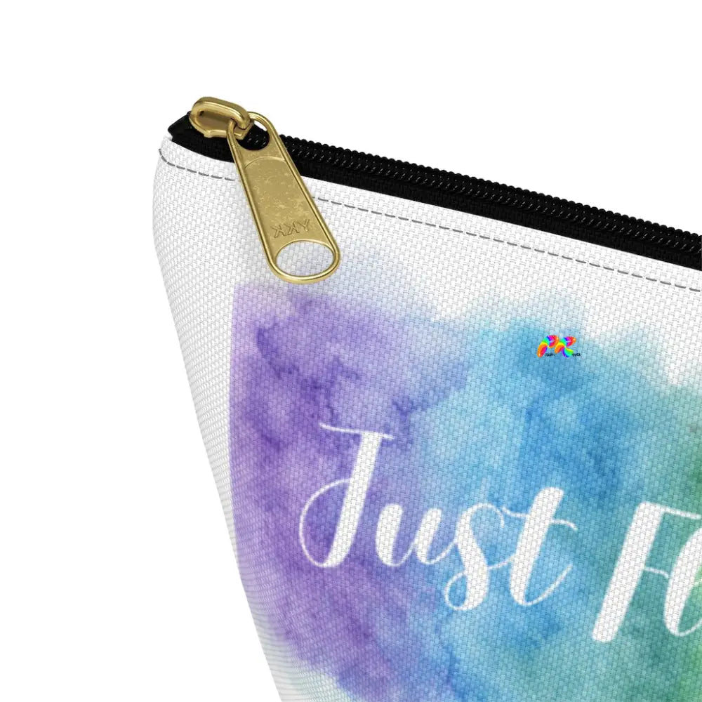 Just Flow With It Rainbow Cloud Accessory Pouch