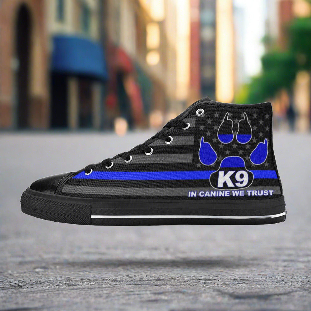 K9 Women's Classic High Top Canvas Shoes