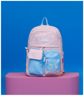 KA0017-PINK-School Bag For Girls