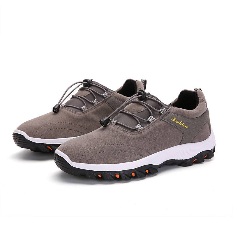 Libiyi Men Synthetic Suede Non Slip Outdoor Casual Hiking Shoes