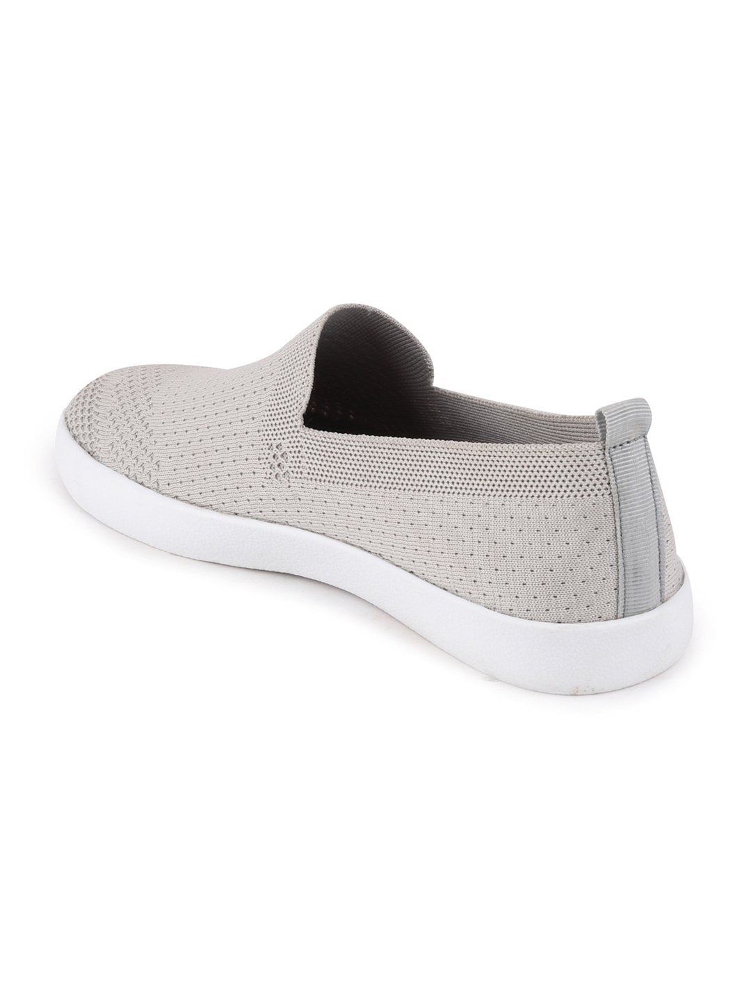 Men Grey Casual Slip-On Shoes