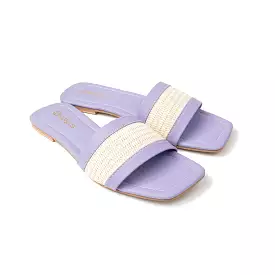 Mesh Purple Slides