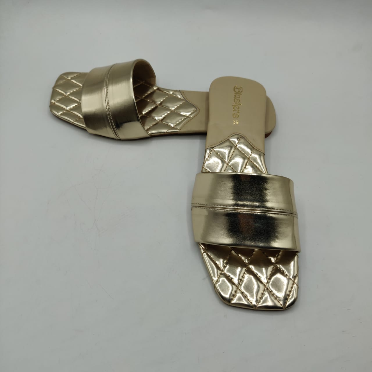 Mesh Stitch Golden Slides A70