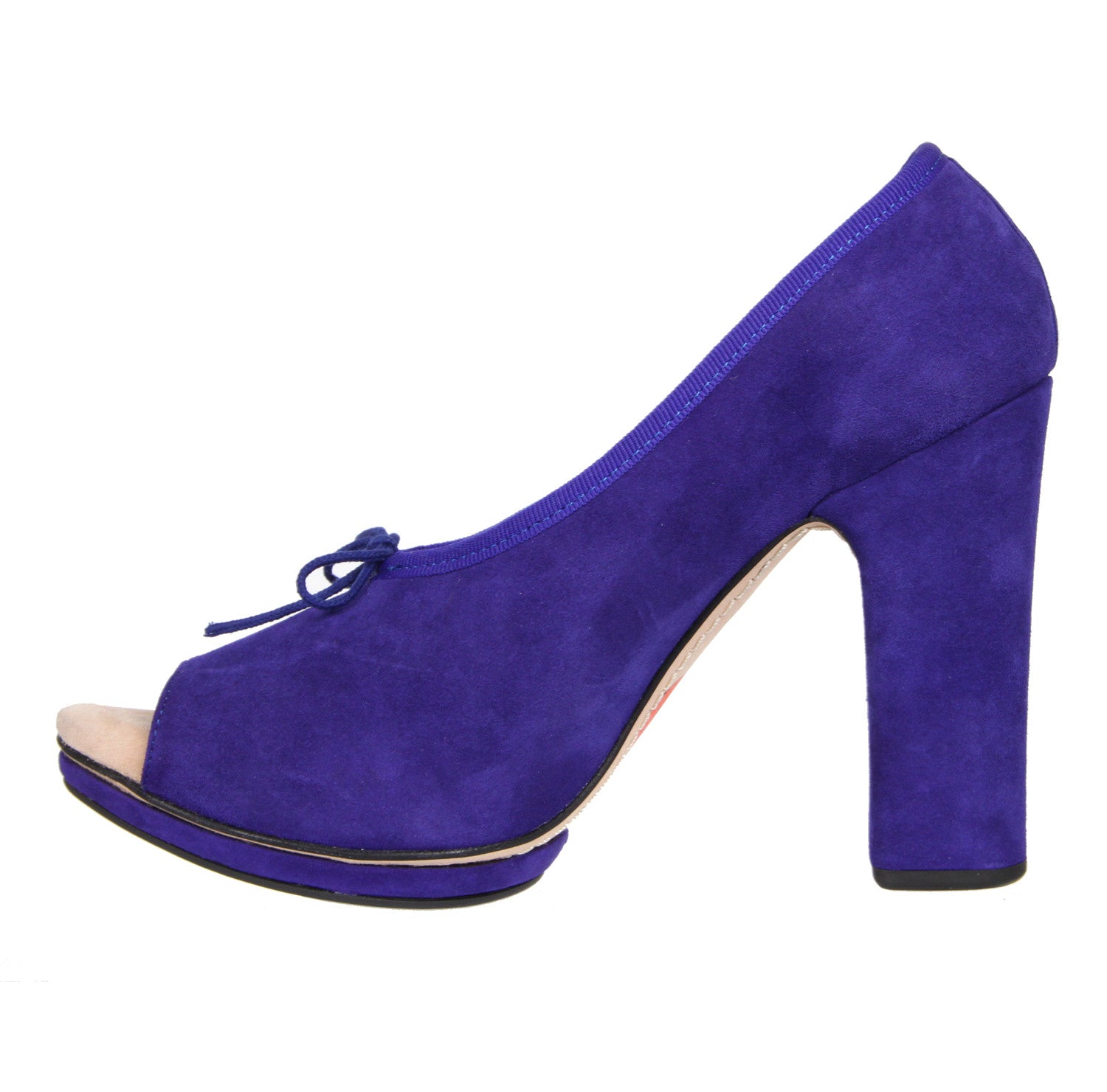 Mila Block Heel, Purple