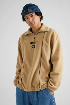 Oversized Ofcl Zip Polar Fleece Sweatshirt