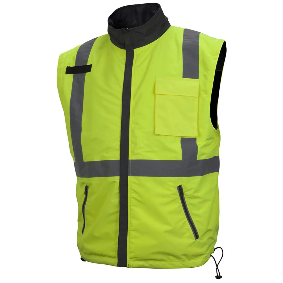 Pyramex Safety Winter Wear RJR3410 Series Class 3 Hi-Vis Lime 4-in-1 Quilted Reversible Jacket