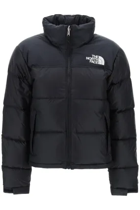 ripstop nylon nuptse cropped down jacket NF0A3XEO R TNF BLACK